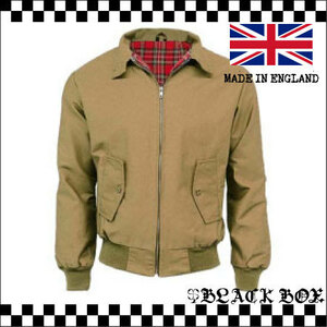 英国製 HARRINGTON JACKET スイングトップ ハリントンジャケット MODS モッズ ジャケット イギリス uk england イングランド キャメル S