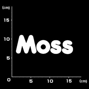 送料無料★0138★Moss モス★スノーボード★スノボー★SNOWBOARD★ステッカー