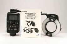 ★訳あり特上品★キャノン Canon MR-14EX マクロリングライト★片側のみ点灯 取説付★88820_画像1