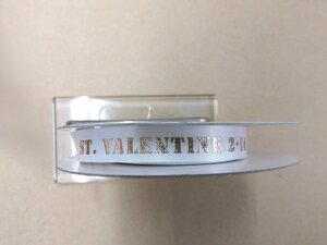  полцены! Aoyama лента металлик цент Valentine 13mm×1m #42 белый 