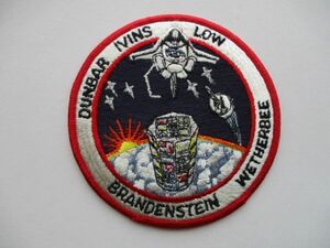 【送料無料】90s NASAスペースシャトル計画『STS-32』コロンビア刺繍ワッペン/patchパッチUSアップリケ宇宙飛行士JAXA飛行記念バッジ U5