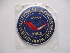 【送料無料】80s JAPAN INTERNATIONAL AEROSPACE SHOW1983ワッペン/ブルーインパルスBlue Immpuls米軍T-2航空機patch自衛隊ASUKA飛行機 U5