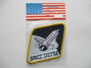 【送料無料】80s スペースシャトル SPACE SHUTTLE 刺繍ワッペン/NASAパッチvintageビンテージUSAアップリケ宇宙飛行士ロケットpatch宇宙U5