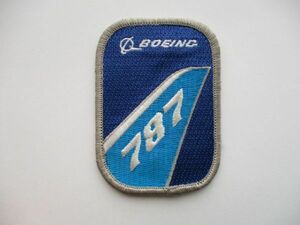 【送料無料】ボーイングTHE BOEING COMPANYドリームライナー『787 DREAMLINER』ワッペン/PATCH飛行機Aパイロット航空機Y2パッチ7E7航空 H1