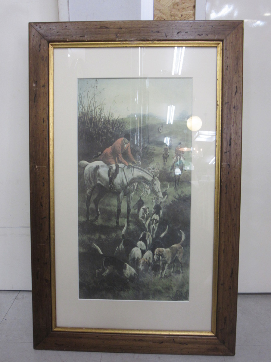 油絵 ルノワールの名作_ブーローニュの森の朝の乗馬 MA3176