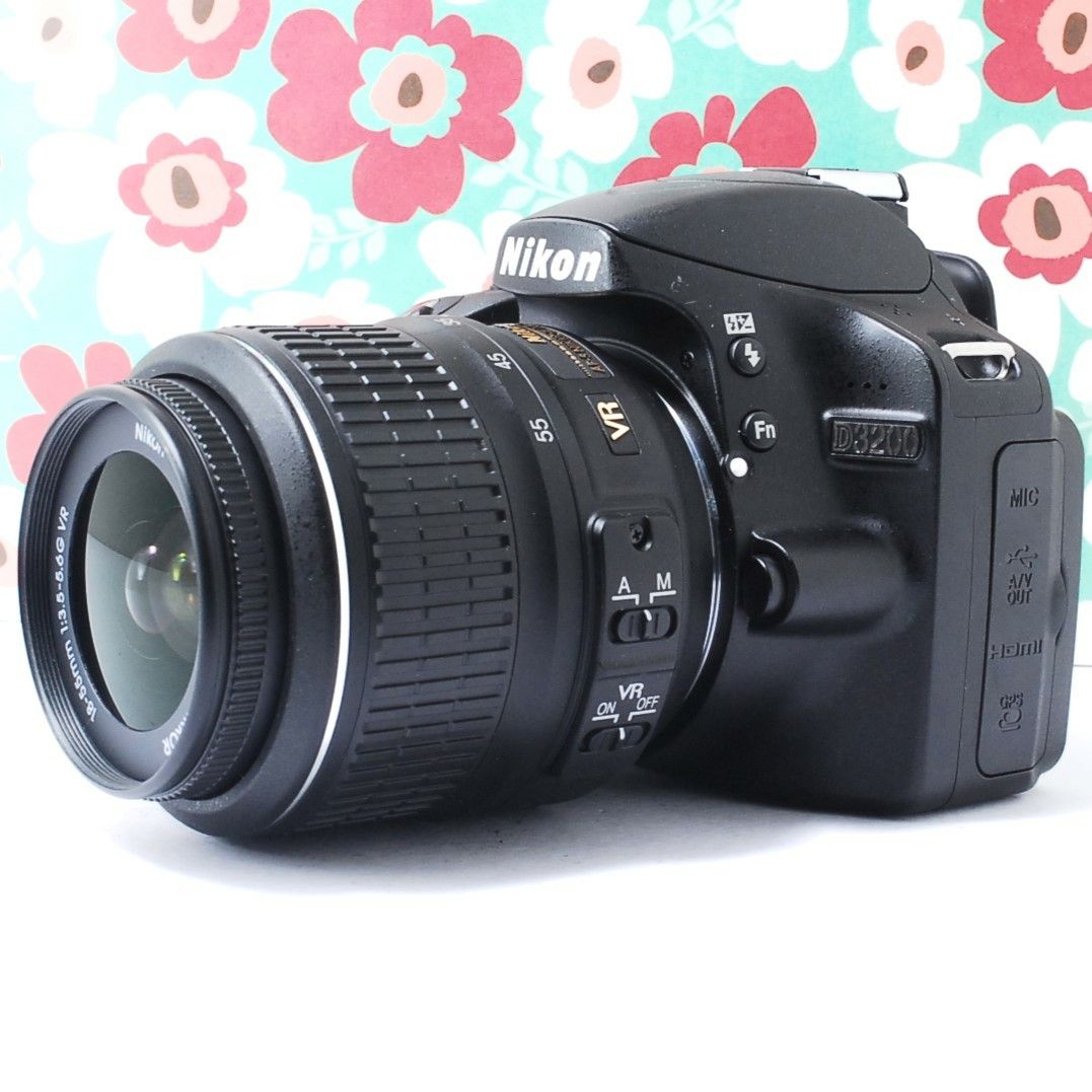 お得セット ❤️超高画質2416万画素❤️スマホ転送❤Nikon D5200