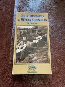 送料込み【フォークギター練習】VHS ビデオテープ JOHN RENBOURN & STEFAN GROSSMANステファン・グロスマン ジョン・レンボーン ギター教本