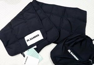 定価8万円弱 21AW 新品タグ付き ジルサンダー JIL SANDER ダウンマフラー ストール マフラー ナイロン 212