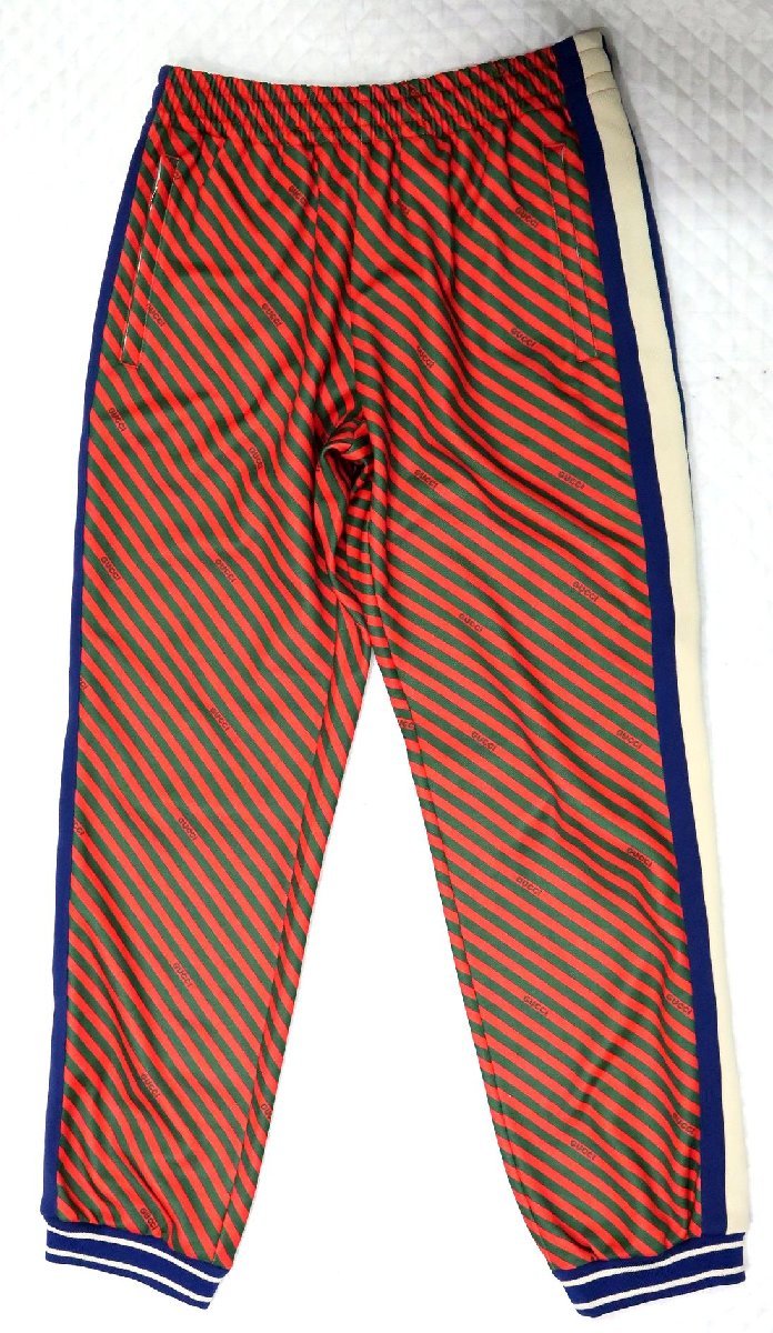 アセテート ジョギング パンツ ストライプ stripe pants