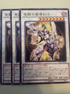 遊戯王 覚醒の魔導剣士 三枚 数量3