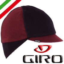 ◆◆新品 GIRO SEASONAL MERINO WOOL CAP L/XL 秋冬 メリノウール サイクリングキャップ 定価6,600円 防寒 黒エンジ 自転車 帽子_画像1