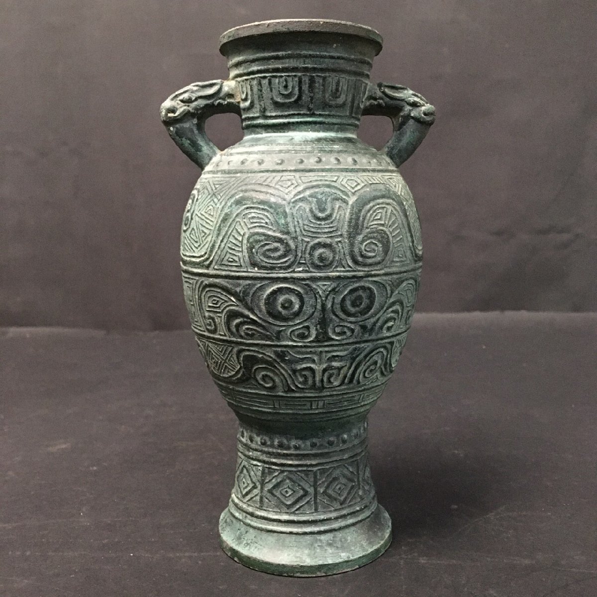 年最新ヤフオク! 青銅花瓶銅製の中古品・新品・未使用品一覧