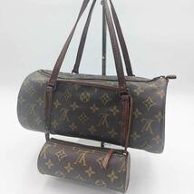 LOUIS VUITTON ルイヴィトン　パピヨン30 モノグラムGM ゴールド金具　筒型　ハンドバッグ　ミニボストンバッグ　親子セット_画像1