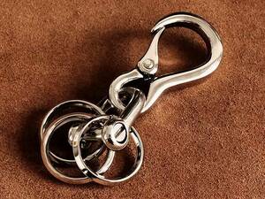  silver kalabina key holder (XS size ) key ring belt hook key chain na ska n key hook two -ply can men's small 