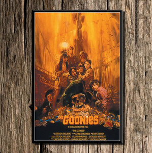  C2383 グーニーズ THE GOONIES キャンバスアートポスター 50×70cm 映画 イラスト インテリア 雑貨 海外製 枠なし A