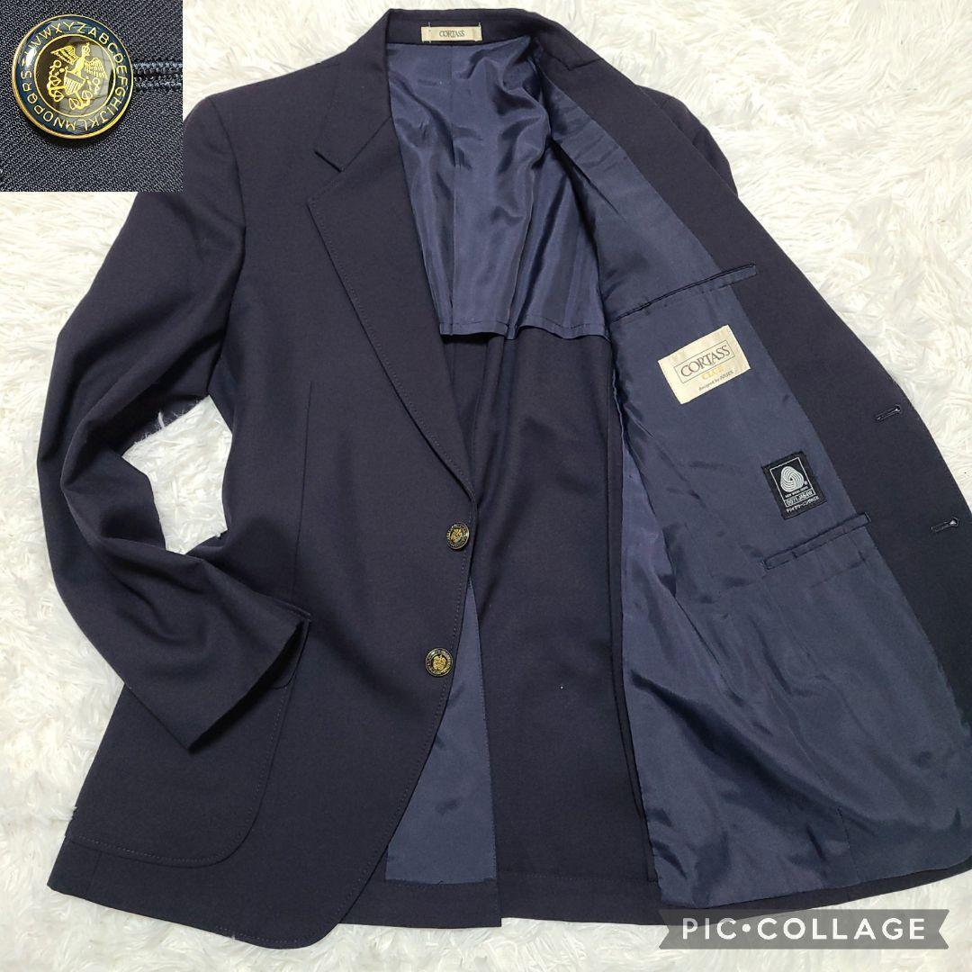 size50☆良品訳有☆キトン スーパー150's製段返り3釦ジャケット-