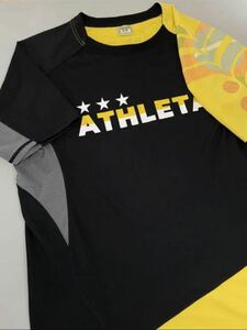 アスレタ ATHLETA 半袖　サッカー　フットサル　ウェアー　メンズOサイズ 劣化品