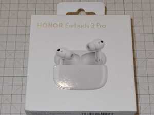 送料無料 中古 HONOR Earbuds 3 Pro グローバル版 ホワイト White アクティブノイズキャンセリングイヤフォン 軽量・コンパクト IRO-T10