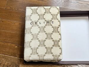 未使用 CELINE セリーヌ マカダム総柄 シングル 140×200cm 西川産業㈱ 日本製 綿100％ 洗濯OK 【箱なし発送】少々訳あり