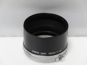 Canon original lens hood Canon LENS 135mm F3.5 for 50mm metal hood postage 220 jpy 535