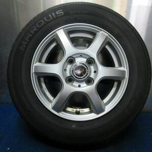 ★8.5分山★20年製★ MARQUIS CST MR61 145/80R13 社外ホイール 13×4J +42 4H-100 4本セット 軽自動車等 D62の画像5