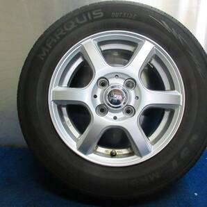 ★8.5分山★20年製★ MARQUIS CST MR61 145/80R13 社外ホイール 13×4J +42 4H-100 4本セット 軽自動車等 D62の画像6