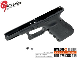 GLK-180(BK)　GUARDER GLOCK Gen.3 オリジナルフレーム US Ver for マルイ G19 GLOCK-180(BK)