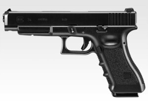 H9243BG34　東京マルイ ガスブローバック GLOCK 34/プロシューターも愛用する、ロングスライドモデル