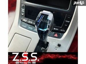 ☆Z.S.S. クリスタル シフトノブ LED イルミネーション 7色 USB 充電式 M8 M10 M12 汎用 新品 即納 在庫有り エスティマ ZSS