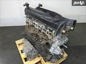 実動外し 日産純正 BNR32 スカイライン GT-R RB26DETT エンジン 本体 05U ブロック オイルパン カム カバー クランク 約10万Km外し 棚31-1