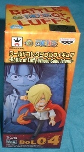  One-piece world collectable figure Battle of Luffy Whole Cake lsland Sanji ( hole cake Islay ndo)