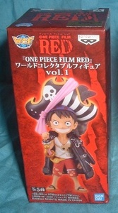 ワンピース ワールドコレクタブルフィギュア ONE PIECE FILM RED1 ルフィ