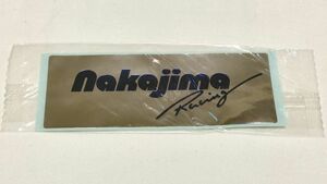 ステッカー　Nakajima Racing　チームロゴ (未開封) 中嶋悟