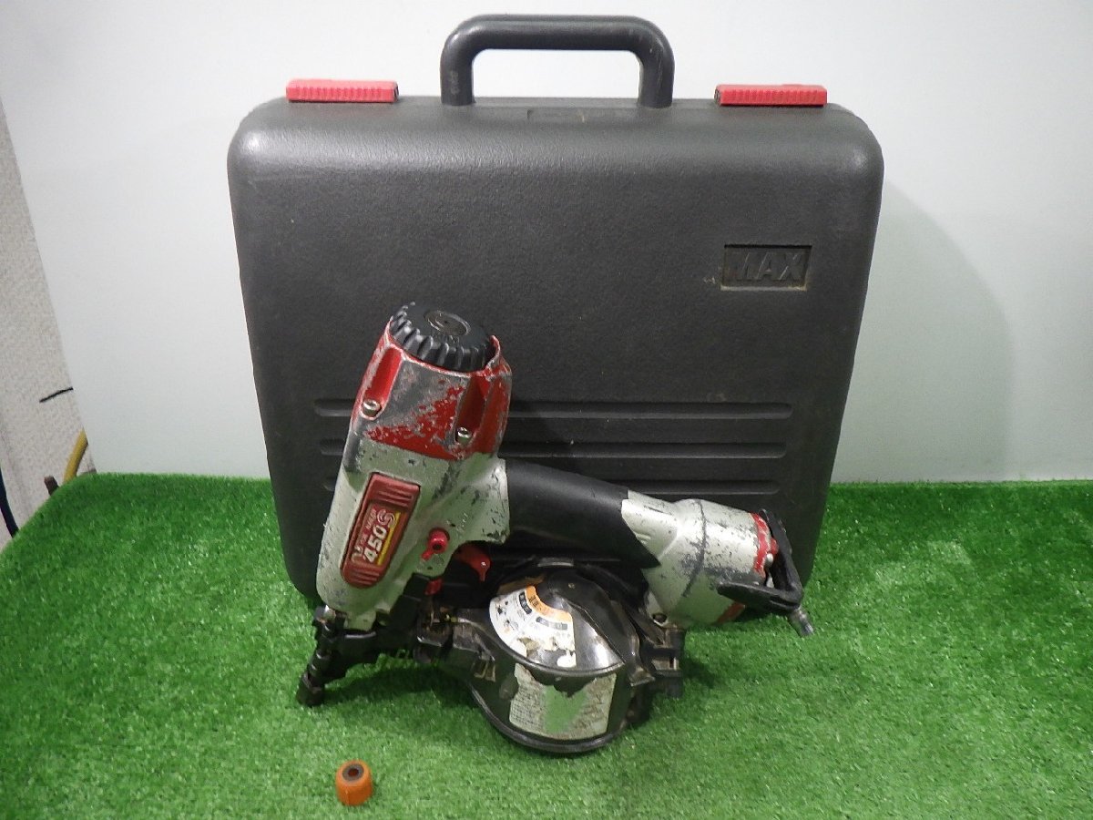MAX/マックス/常圧コイルネイラ/釘打ち機/CN-450S(FP)/ケース付】工具 ...