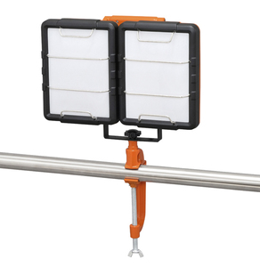 ** new goods! Iris o-yamaLED clamp light wide panel type dustproof * waterproof construction site diffusion wide panel free shipping **