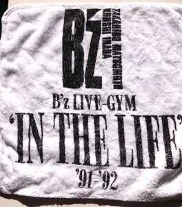 【B'z】LIVE-GYM IN THE LIFE '91-'92 ライブ ハンドタオル オフィシャルグッズ 
