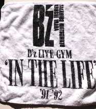 【B'z】LIVE-GYM IN THE LIFE '91-'92 ライブ ハンドタオル オフィシャルグッズ _画像1