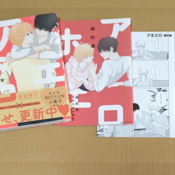 アホエロ 婚約編 限定版 特別付録小冊子 アニメイト限定4Pリーフレット付