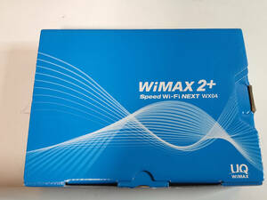 【中古動作確認品】speed Wi-Fi NEXT WX04　NEC UQ WiMAX2+　NAD34SLU　アクアブルー