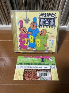 【CD】AFRA & INCREDIBLE BEATBOX BAND / I.B.B. 限定盤 CD＋DVD / 帯 / ビートボックス / 日本語ラップ RAP HIPHOP /