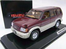 ★非売品!★ISUZU BIGHORN PLAISIR LWB 2000MY 1/43【UBS型 いすゞ ビッグホーン プレジール 後期ロング 3列シート】★ディーラー特注品★_画像1