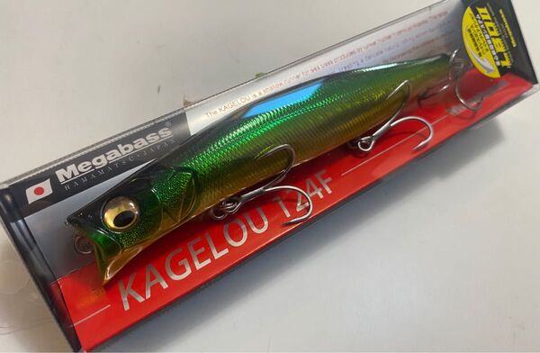カゲロウ124F メガバス megabass KAGELOU GG ゴールドライム gold lime