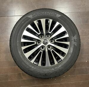 トヨタ グランエース GRANACE 純正 タイヤホイール 1本SET 17インチ PCD130 6穴 235/60R17 BS 2020年 バリ山