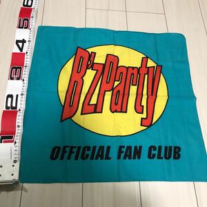 ★B’z ビーズ オフィシャルファンクラブ B’z Party 大判 ハンカチ バンダナ グリーン