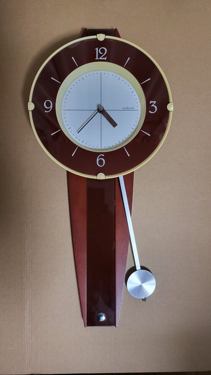 ACTUS オシャレ 振り子時計 アクタス 置き時計にも掛け時計にもなり 