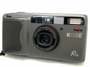 【外見準美品】RICOH R1s コンパクトフィルムカメラ LENS1:3.5 30mm MC MACR0 24mm WIDE PANORAMA CAMERA