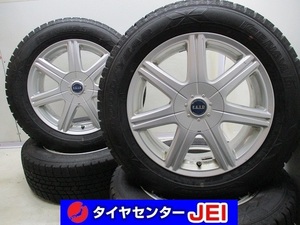 16インチ バリ溝 205/60R16 6.5J+54 100/114.3 ノア/ヴォクシー 中古スタッドレスホイール【4本セット】送料無料(SA16-3232）