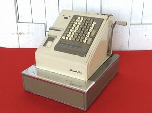 【昭和レトロ/ビンテージ/キング工業/クラウンエース/レジスター/NIPPON CASH REGISTER/KC-8H】アイアンシャビーアンティーク調オブジェ