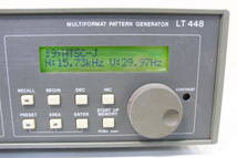 LEADER LT448 MULTI FORMAT PATTERN GENERATOR 管理番号：RH-261_画像2