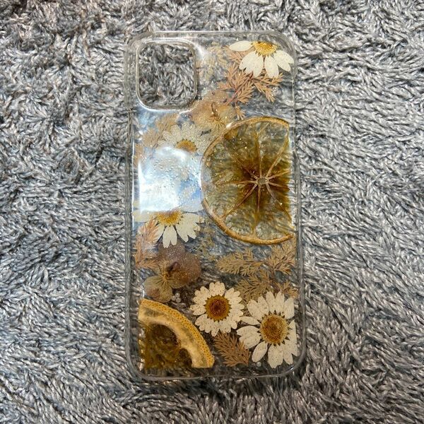 iPhone11 アイフォンケース お花　ハードケース